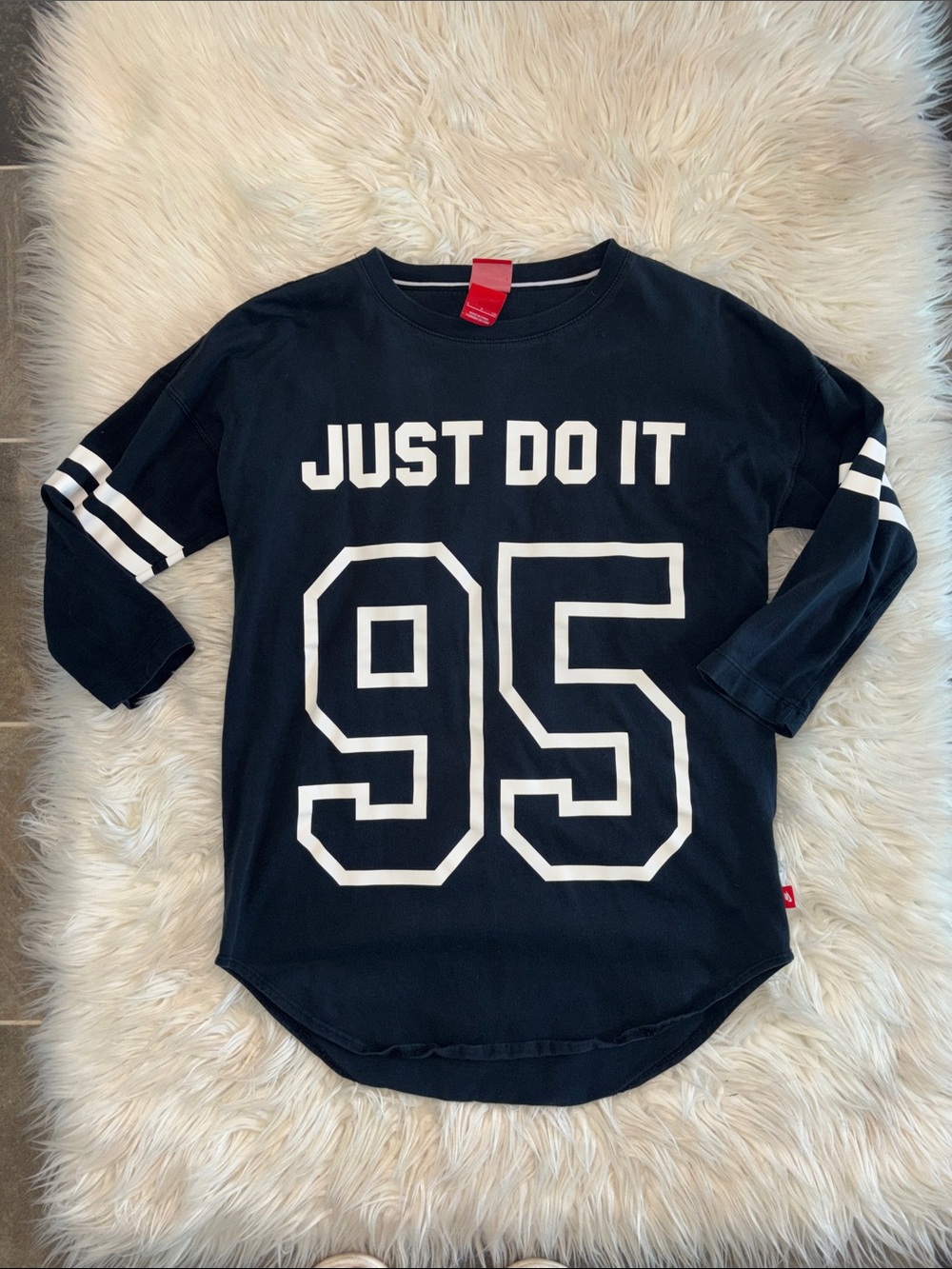 Nike just do it 3/4 sleeves top